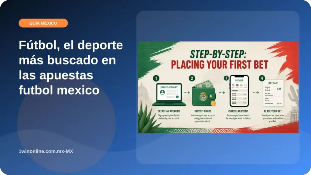 Fútbol, el deporte más buscado en las apuestas futbol mexico illustration