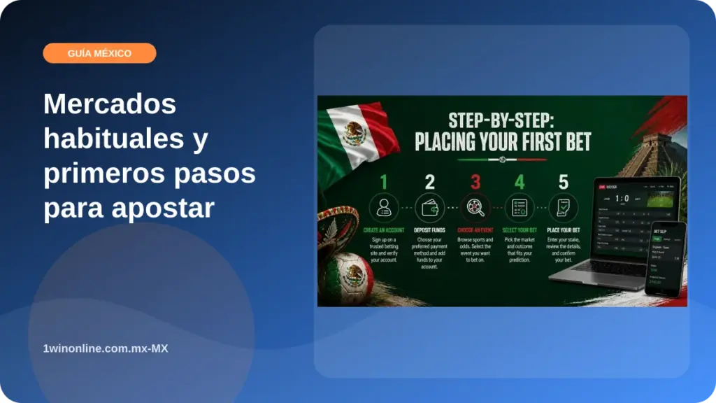 Mercados habituales y primeros pasos para apostar illustration