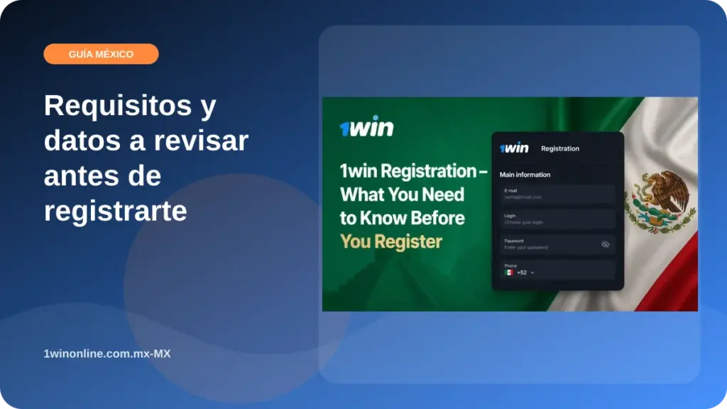 Requisitos y datos a revisar antes de registrarte illustration